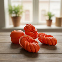 Transformable Design Transforming Orange Fidget Simulation Fruit Stress Relief Orange Container Trinket Box for Office, Home