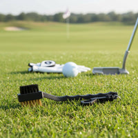 Double Sided Golf Brush Comfortable Grip Sports Gear for Driving Range