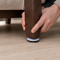 Self-Adhesive PTFE Furniture Glides for Tables and Chairs, Floor Protection Pads