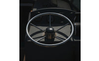 Marine Steering Wheel Stainless Steel Boat Steering Wheel Polished for Helm Station