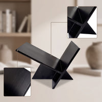Book Display Stand Minimalist Bookstand with Slanted Surface Desktop Book Stand Modern Furniture Angular for Readers, Study