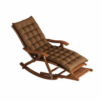 Foldable Adjustable Rocking Chair Space-Saving Recliner Ergonomic Design Leisure Seating Easy Assembly for Seniors, Adults, Office Workers, Living Room, Balcony, Patio, Bedroom