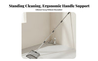 Telescopic Long Handle Litter Scoop Slotted Sides Metal Cat Litter Scoop Easy to Pet Cleaning Care Rust Resistant