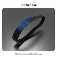 Replacement Part Ribbed Saw Belt High Tensile Strength Power Tool Accessory long-lasting Machine Component Wear Resistant for Repair Technicians, DIY hobbyists, Professionals, Workshop, Construction location, Garage