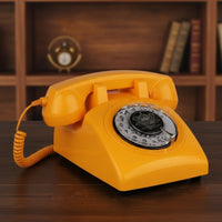 Rotary Phone Vintage Retro Landline Phone Classic for Home Office