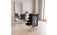 Hair Salon Trolley Multi-Tier Salon Storage Effortless Cart to Organize Styling Cart for Hairdressers
