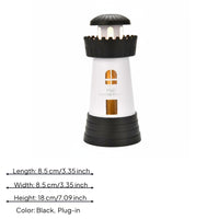 Compact Lighthouse Humidifier Easy to Clean USB Desktop Humidifier Super Quiet for Office