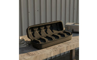 5 Compartment Watch Case Debris-Resistant-Resistant 5 Compartment Watch Travel Case Timepiece Organizer Foam Interior Fastener