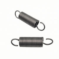 2 Pieces Cylindrical Spring with Hooked Ends Heavy-Duty Coil Spring with Hooks Long-Lasting Extension Springs with Hook Ends Versatile for Mechanics