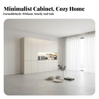 Kitchen Sideboard Cabinet Thickened Board Dining Room Buffet Sturdy Construction Standing Buffet Sideboard for Families, Homeowners, Home, Hallway