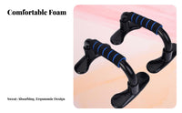 2 Pieces Detachable Design H-Shaped Push-up Grips Lightweight and Portable Push-up Stand Heavy Duty for Beginners