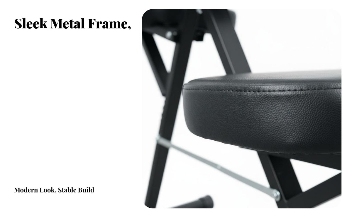 Folding Dermal Design Chair Foldable Portable Massage Chair Adjustable Professional Furniture for Physical Therapists, Beauticians, Spas