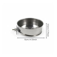 3 Pieces Parrot Food Bowl Thickened Pet Accessory Easy to Clean for Birds