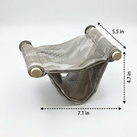 Space Saving Hammock for Guinea Pig Cage Accessories, Fabric Guinea Pig Hammock for Hamster and Sugar Glider, Open Ventilation Summer Bed, S Size