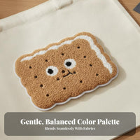 DIY Cookie Embroidered Embroidery Original Design Cartoon Cookie Embroidery for Children, Teens, Hat Embellishment, Accessory Customization