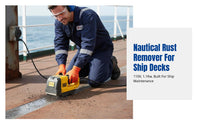 Electric Rust Remover, Handheld Deck Rust Removal Machine, Heavy-Duty