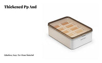 3 Pieces Underwear Divider Box Set With Lid Closet container Space Saving for Students
