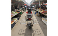 Motorcycle Rear Cargo Rack Stable Rear Cargo Rack Silver for Motorcyclists