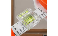 Printed Scale Picture Hanging Level Tool Adjustable Bar Picture Alignment Ruler Rectangular Bubble Level Ruler Precision Marking