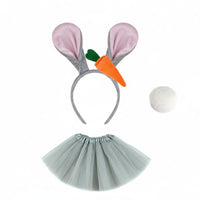 Animal Headband Ears Headband Korean Style Hare Ear Hairband Lightweight Easter Bunny Ears for Festivals, Cosplay