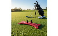 Golf Tee with Curved Base Low-Profile Golf Practice Tool for Golfers, Beginners, Driving Range