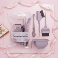Hair Dye bowl Brush Set Chinese Design Create Hair Dye Brush and Bowl Set Reusable Hairdressing Supplies for Home