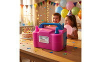 Portable Balloon Pump with Dual Nozzles Compact Electric Balloon Pump for Party Planners