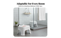 Thickened long-enduringing Stackable Penduringic Stool Anti-Slip Portable Utility Step adaptable Household Furniture Space-Saving for Children, young children, Bathroom, Living Room, Bedroom, Entryway