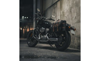 Motorcycle Side Bag with Pouch Universal Fit Motorcycle Saddlebags Retro for Road Trips