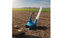 Compact Electric Spreader Head with Hose Portable Fertilizer Spreader Head Backpack-Style for Farmers
