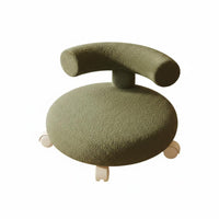 Quiet Casters Low support Task Stool 360-Degree pivot casters Household Furniture Modern Design wheeled Seat for Homemakers, Beauticians, Playroom, Floor Cleaning, Salon, Repair Work