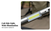COB Pocket Work Lamp Alert Mode COB Pen Lamp Two Origin Flashlight Triple-Function Multifunctional Pocket Fastener Flashlight