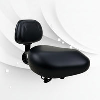 Supportive Electric Cycle Saddle with Backrest Padded Electric Bicycle Seat with Backrest Replacement Thick for Commuters