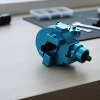 Assembled Rear Gearbox Assembly Compact RC Gearbox Assembly Sturdy RC Gearbox Gearbox Easy to Install for Hobbyists