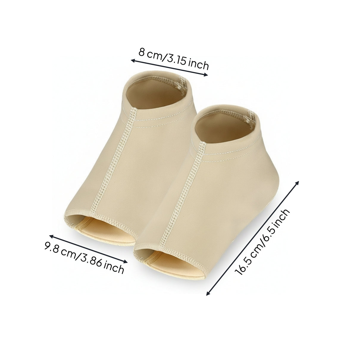 No Show Half Socks Stretch Footwear Accessory Heel Sock Cushioned