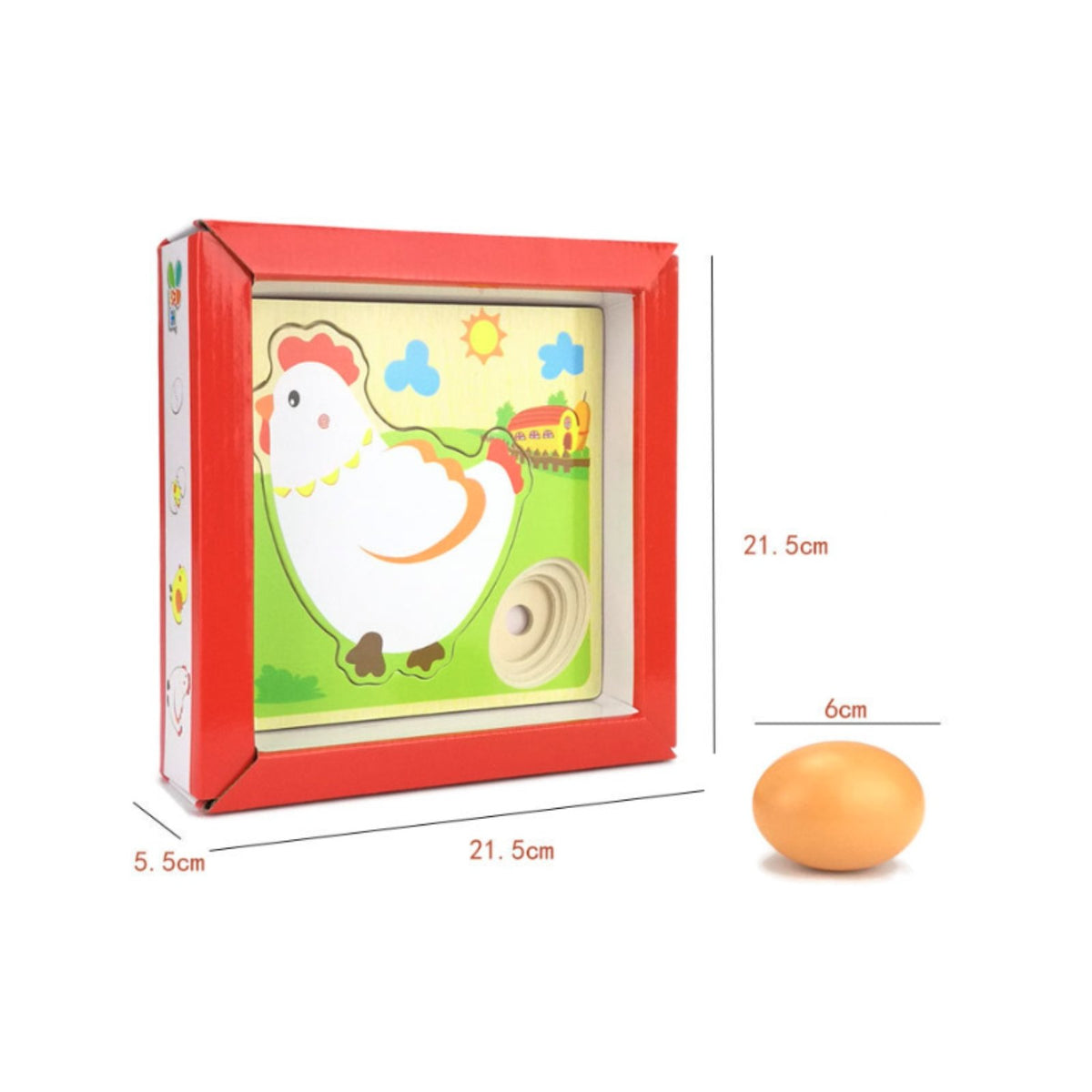 Educational Chicken Life Cycle Learning Game Early Education Chicken Life Cycle Toy Hands-On for Preschoolers, Kindergarten, Classroom