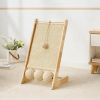 L-Shaped Cat Scratching Board Long-Lasting Pet Supply Space-Saving
