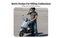 Retro Half Helmet Unisex Fit Retro Lightweight for Women Riders, Summer Riding, Daily Commute, Street Cruising