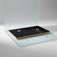 Jewelry Display with Gold Base Practical Velvet Jewelry Stand Luxury for Showcases