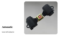 Retractable Cargo Strap High Strength Polyester Automatic Tensioning Strap Abrasion-Resistant Strapping Pallet Binding Belt for Trucks, Moving