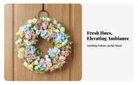 Artificial Flower Wreath Lifelike Flowers Flower Hydrangea Wreath Farmhouse Easter Decor Giftable Holiday Decoration Handmade