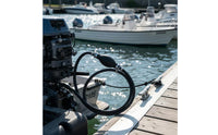 Outboard Fuel Line with Primer Bulb Low Permeation Fuel Hose with Primer Bulb Quick Fittings Gas Line Hose Kit Stainless Steel Clamps for DIY Enthusiasts