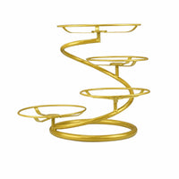 Tiered Serving Stand Multi-Level Spiral Serving Stand Tabletop Space-Saving for Hosts, Parties, Buffets