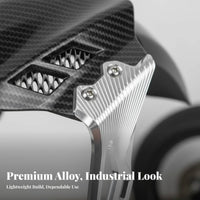 Motorcycle Front Mudguard Sporty Design Universal Motorcycle Mudguard Scooter Front Mudguard Paintable Aluminum Alloy Mud Guard