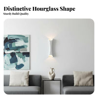 Nordic Design up down Wall Lamp Long-Lasting Metal Construction up down Wall Light Rust-Proof Indoor Lighting Baked Paint Finish for Homeowners, Interior Designers, DIY Enthusiasts, Bedroom, Bedside, Staircase, Living Room