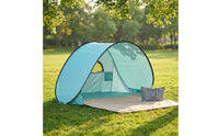 Open-Front Shelter Tent Quick Setup Compact Foldable Lightweight Fold-out Beach Tent Fold-up-up Beach Shelter for Park