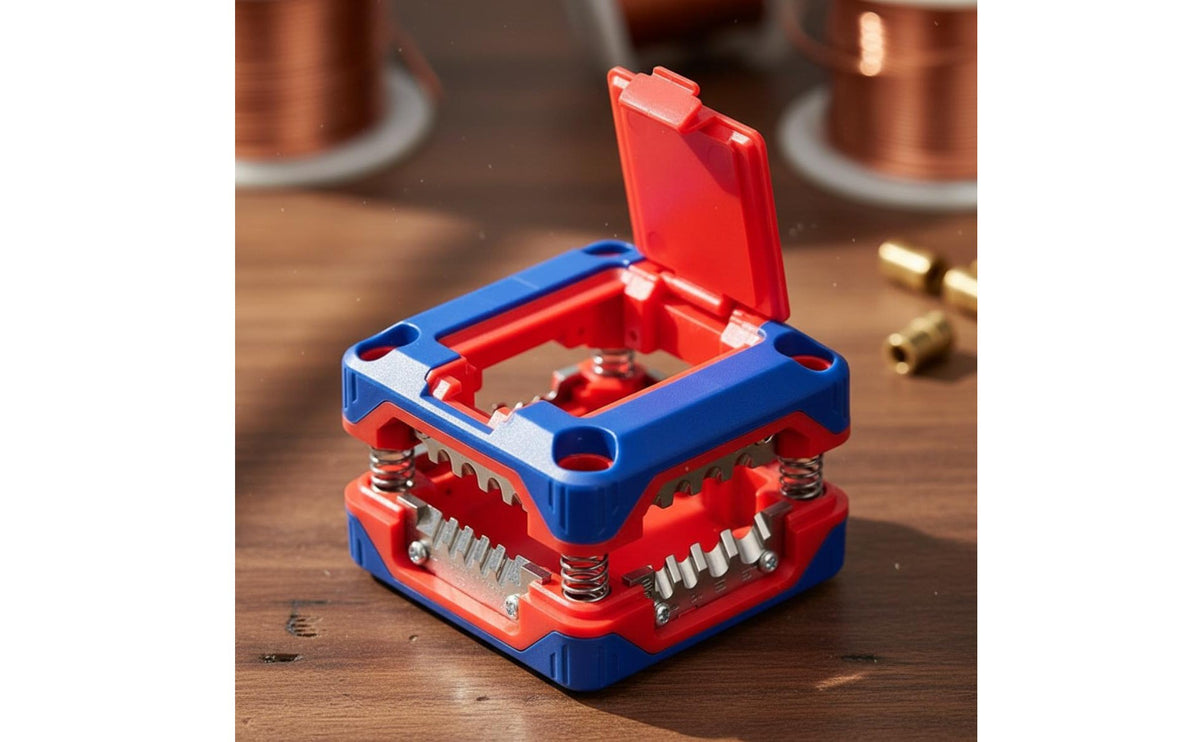 Non-Slip Handle Crimping Plier Terminal Kit Organized Storage Case Wire Terminal Crimper Set Rust Resistant Electrical Connector Crimp Tool Set Solderless Connection for Electricians, DIY Enthusiasts, Mechanics, Home Repairs, Workshop, Automotive