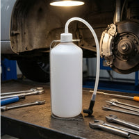 Universal Brake Bleeder Bottle Manual Brake Fluid Bleeder with Hose Semi-Transparent Tool Easy for Garage