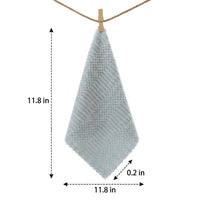 Thickened Microfibre Cloth and Cleaning Cloths, 30cm x 30cm Microfibre Cloth for Car Washing, Rapid Water Absorption, Hooked Border Finish