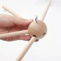 Wind Chime Stand DIY Wind Chime Frame with Arms for Crafters, Kids, Home Decor, Classroom Crafts